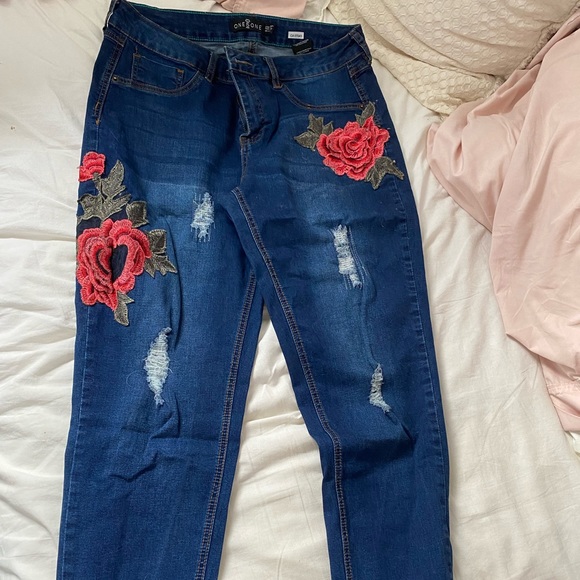 Floral Jeans - Picture 1 of 2